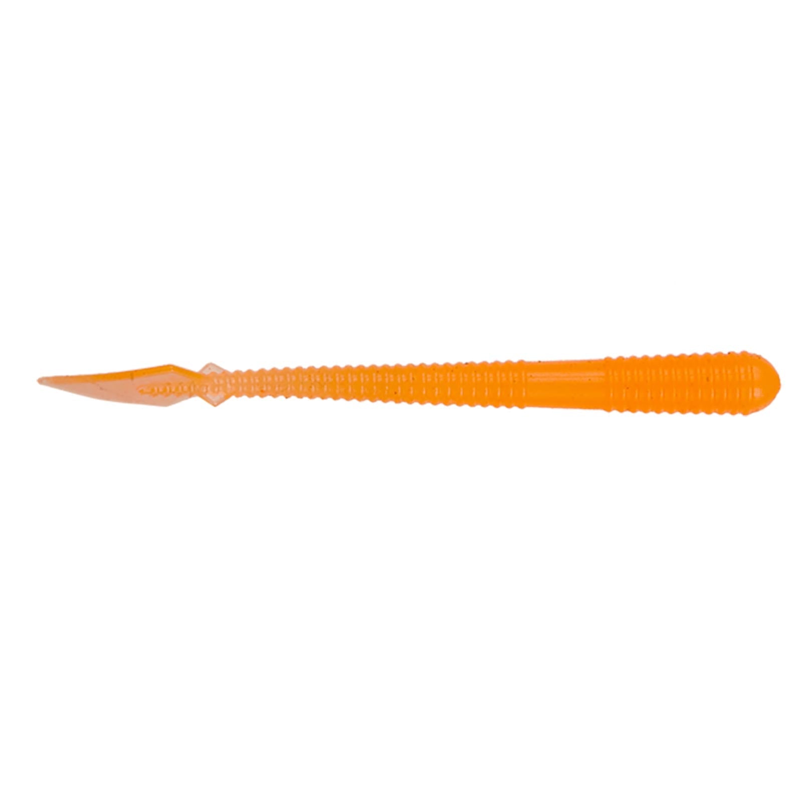 2.5  Freaky Frank S Worm  Buffalo Fork Orange (10 Pack)