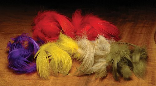 Hareline Mallard Flank Feathers-Yellow