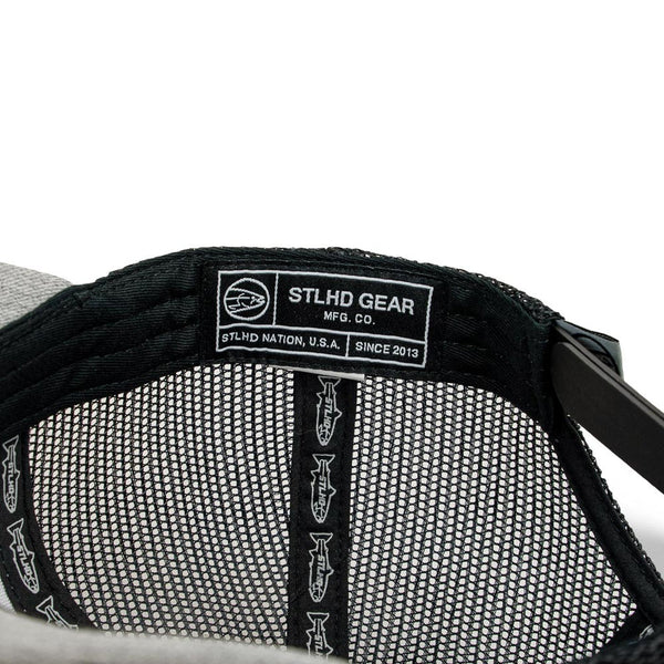 Stlhd Chrome Edition Heather Grey/Black Trucker Snapback Hat