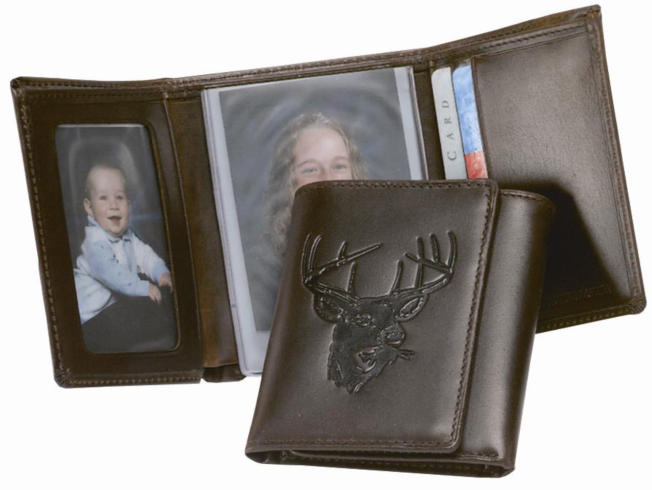 Hickory Creek Tri-Fold Leather Wallet