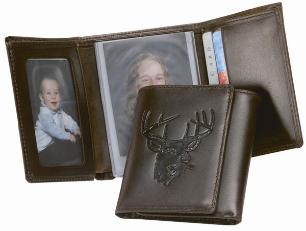 Hickory Creek Tri-Fold Leather Wallet