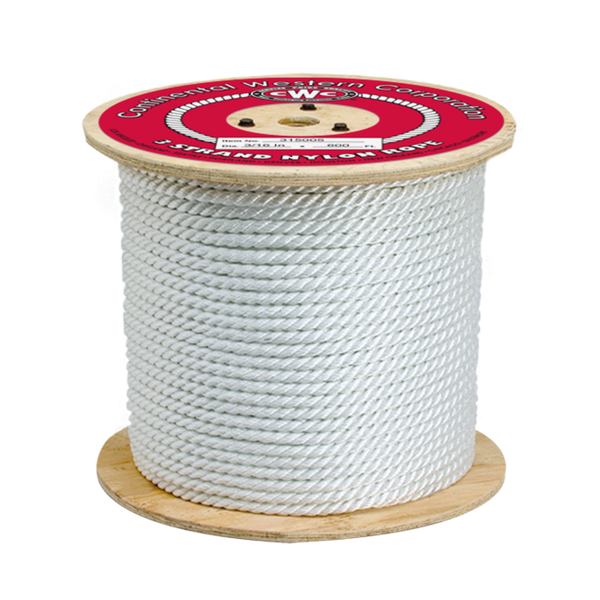 CWC 3-Strand Nylon Rope 1/2" X 600'