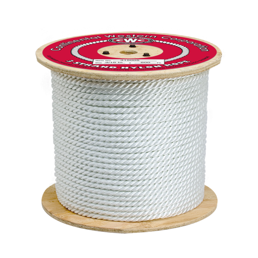 CWC 3-Strand Nylon Rope 5/8