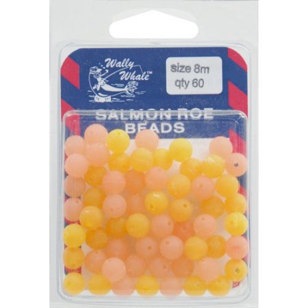 XXB Gibbs Zak Wally Whale Salmon Roe Beads Peach and Orange