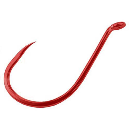 Gamakatsu Barbless Octopus Hook - #1/0 - 25 Pack - Red