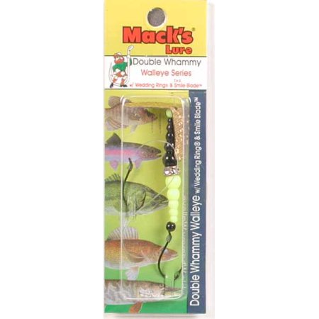 Mack's Lure Double Whammy Walleye Series Spinner Rig - 1.5