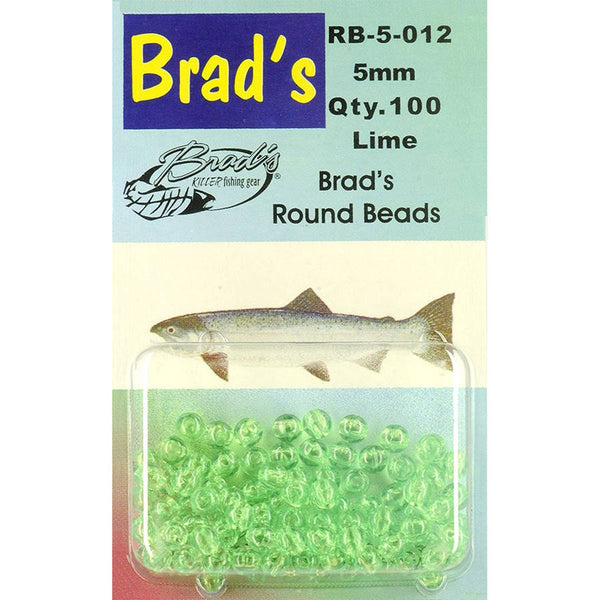 Brad'S Round Beads Lime