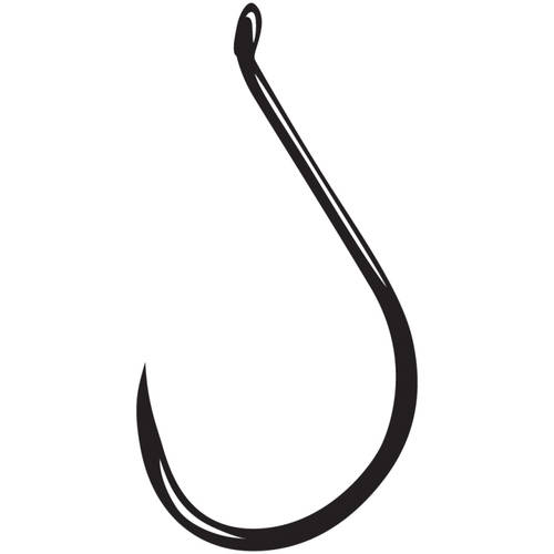 Gamakatsu Octopus Hook Size 4/0 Needle Point Offset Ringed Eye Ns Black