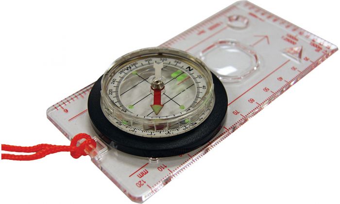 Ust Deluxe Map Compass Blue