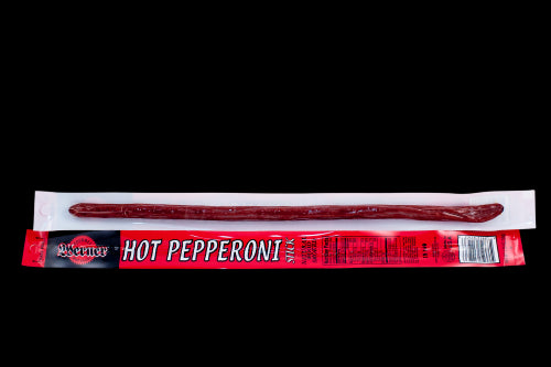 Werner IW Smoked Meat Sticks - Hot Pepperoni