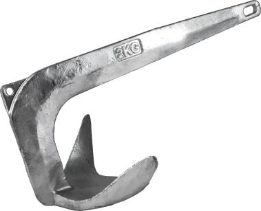 Galvanized the Seahook Anchor 44 Pound