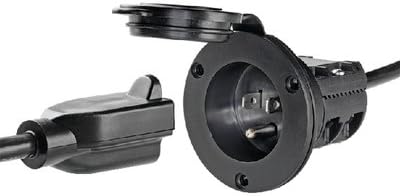 Minn Kota 1865111 MKR-21 AC Power Port Marine Battery Accessory Black Bulk
