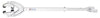 Attwood 24 in. - 36 in. Heavy-Duty Adjustable Transom Saver Roller/Bolt - on Mt.