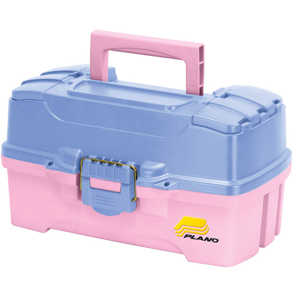 Plano 620292 Two Tray Tackle Box with Dual Top Access Periwinkle & Pink ZZZ