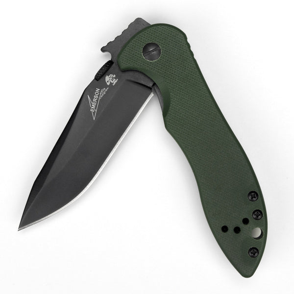 Kershaw Emerson CQC-5K Folding Knife 3in 8Cr14MoV Drop Point Blade G10 Handle 6074OLBLK