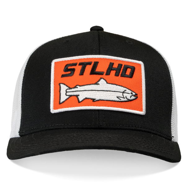 Stlhd Standard White & Black Trucker Hat