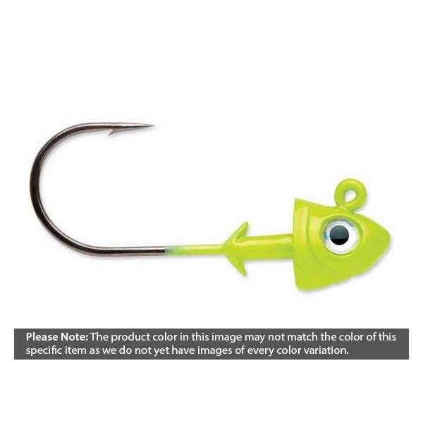 VMC FSJ12Flat Shad Jig Metallic Chartreuse - FSJ12 Metallic Chartreuse