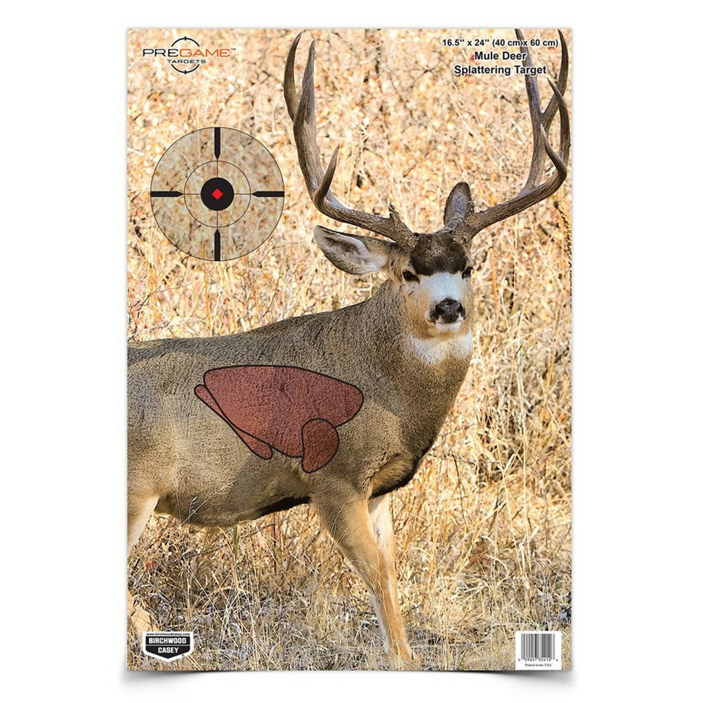 GSM Pregame 16.5˝ X 24˝ Mule Deer Target - 3 Sheets