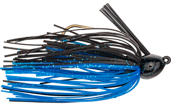 Strike King BBJ18-2 Bitsy Bug Mini Jig 1/8 oz Black Blue1pk