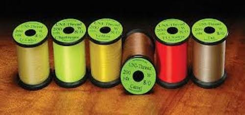 Uni 8/0 Waxed Midge Thread Dark Brown - Fly Tying