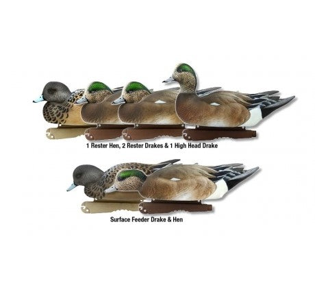 Greenhead Gear Pro-Grade Duck Decoy Wigeons 1/2 Dozen