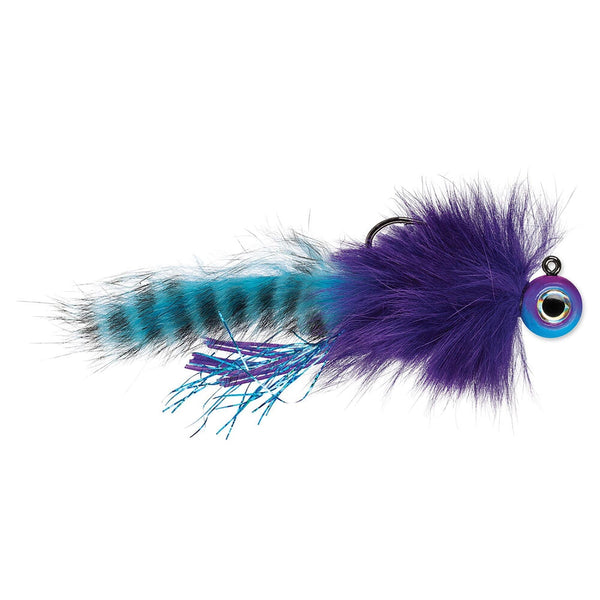 VMC Twitchin' Jig | Glow Bruised UV; 3/8 Oz. ZZZ