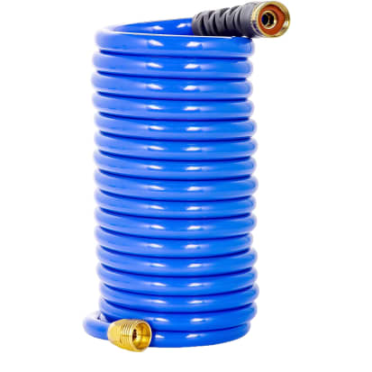 HoseCoil 15 ft Self Coiling Hose with Flex Relief 3/4