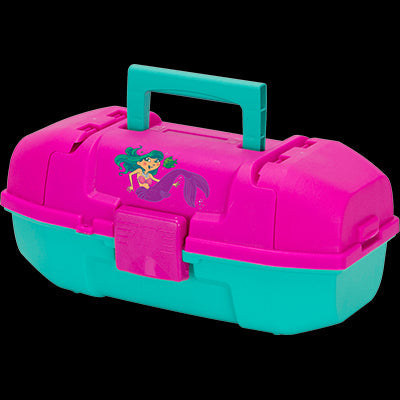 PLANO 500102 Youth Mermaid Tackle Box - Pink/Turquoise ZZZ