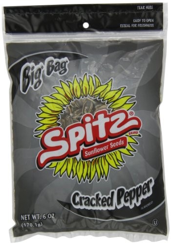 Spitz Sunflower Seeds Cracked Pepper - 6 Oz
