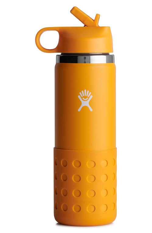 Hydro Flask Kids Wide Mouth Straw Lid and Boot Starfish