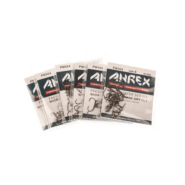Ahrex Short Shank Dry Hook Size 16 - 24pc