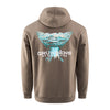 Grundens Salmon Tailscape Hoodie