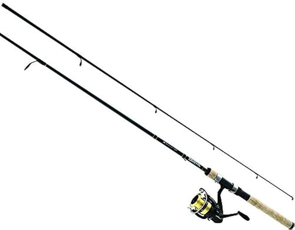 Daiwa D-Shock Spinning 6'6" Medium Rod & Reel Combo - Black/Gold ZZZ