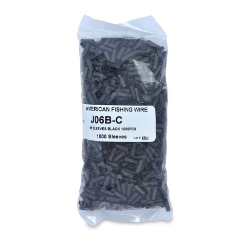 American Fishing Wire Single Barrel Leader Sleeves - #4 1.80mm 25pc