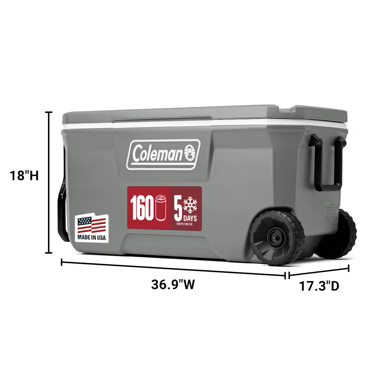 Coleman 316 Series™ 100-Quart Wheeled Cooler