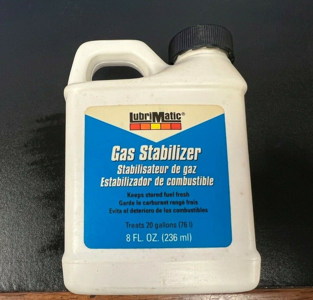 Lubrimatic #11631  Gas Stabilizer 8 Oz. Bottle *for 2 & 4-Cycle Motors*