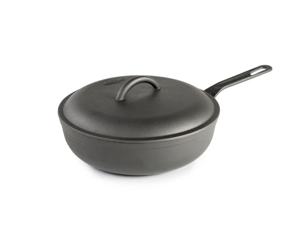 Guidecast Deep Cast Iron Skillet