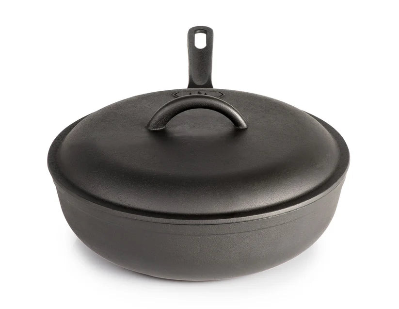 Guidecast Deep Cast Iron Skillet