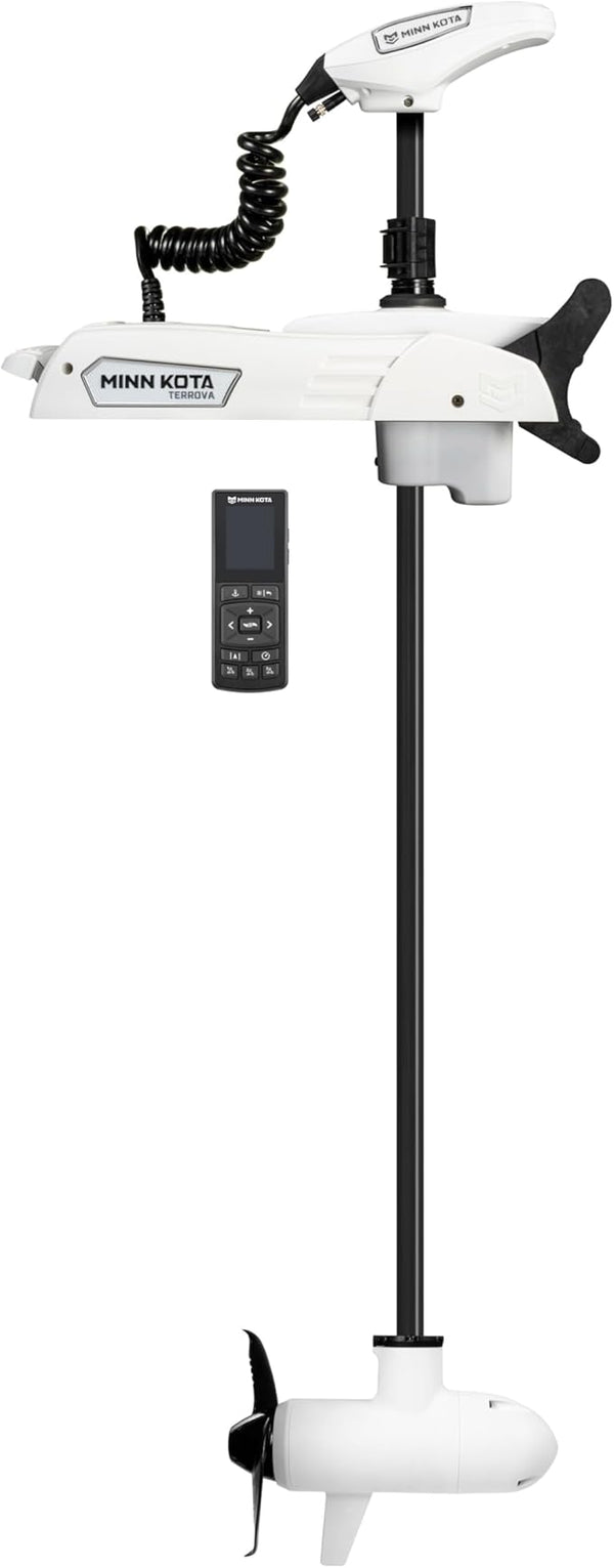Minn Kota Riptide Terrova QUEST 90/115 lb. Thrust 60" Shaft Wireless Remote White