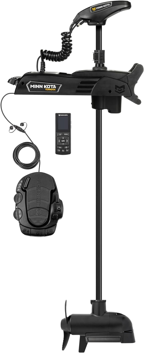 Minn Kota Terrova QUEST 90/115 lb. Thrust 60" Shaft MEGA Side Imaging Wireless Remote