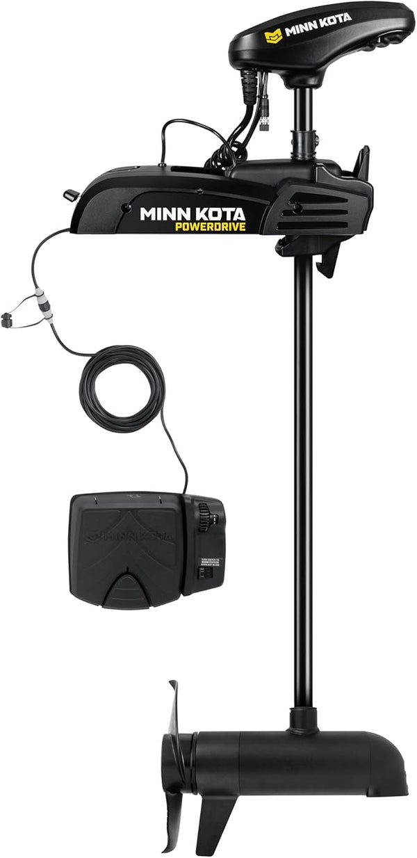 Minn Kota PowerDrive 55 lb. Thrust 54" Shaft Dual Spectrum CHIRP Sonar Foot Pedal