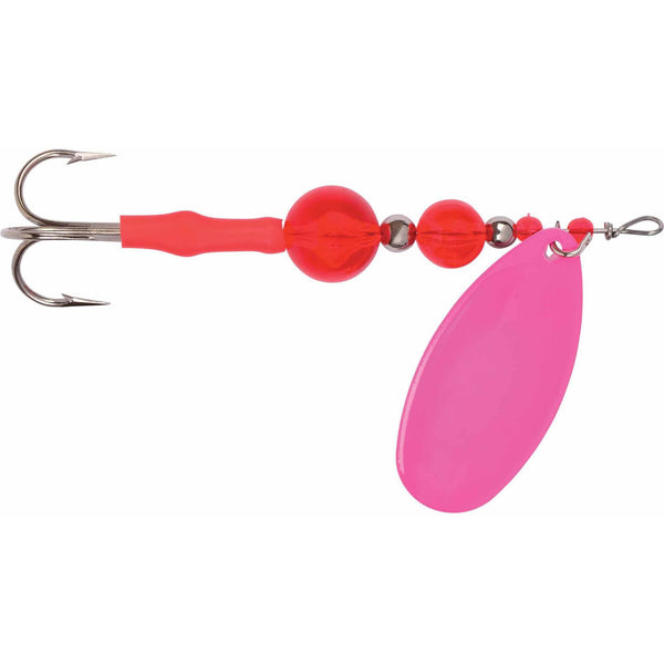 XXB Yakima Bait Flash Glo Casting Spinner 1/2 Oz Fluorescent Pink