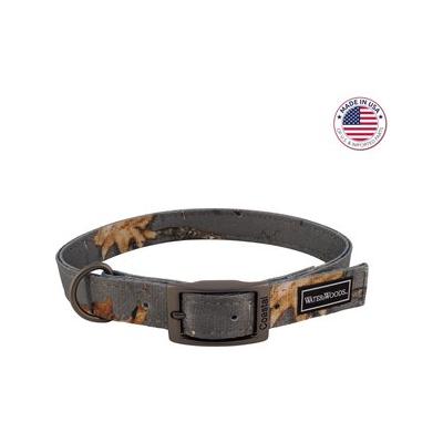Water & Woods Double-Ply Patterned Hound Dog Collar Country Roots Evergreen Large: 26-In Neck 1-In Wide