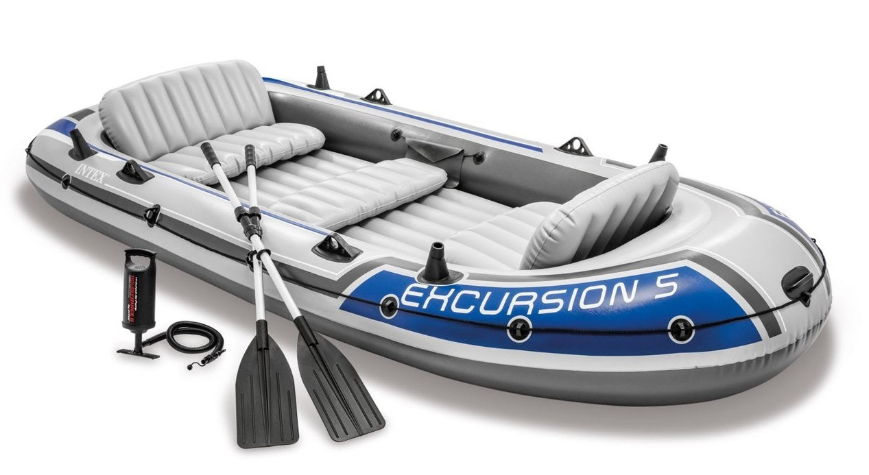 Intex Excursion 5 Person Boat Set