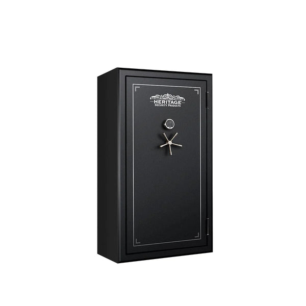 Heritage 64 Gun Fire and Waterproof Safe with Electronic Lock Black Santex