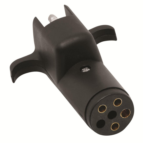 Wesbar 6-Way Round Pin Plug To Plug Adapter
