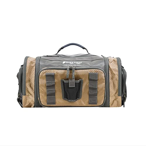 FROGG TOGGS Heavy Duty Fishing Tackle Duffle Bag Solid Brown Elements 3700