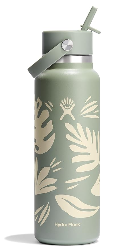 Hydroflask 40 oz Wide Mouth with Flex Straw Cap