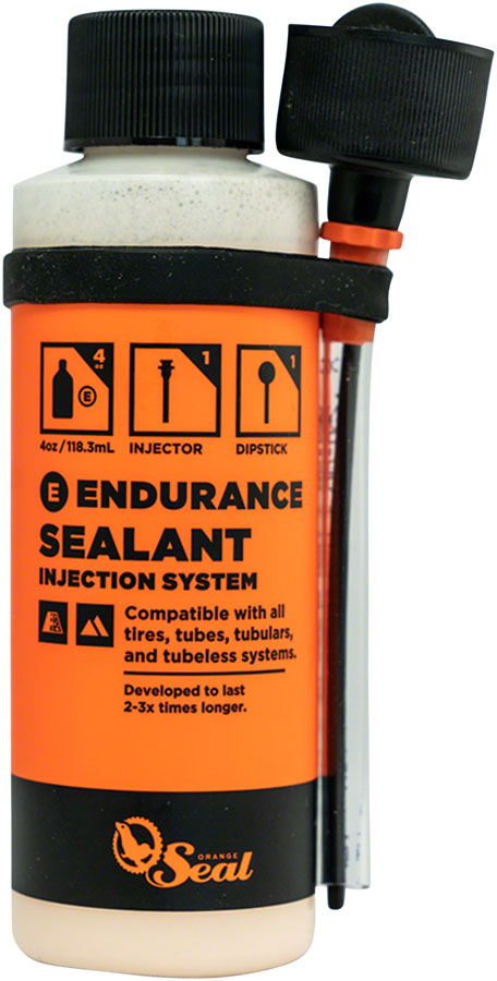 Orange Seal Endurance Tubeless Tire Sealant with TwistLock Applicator