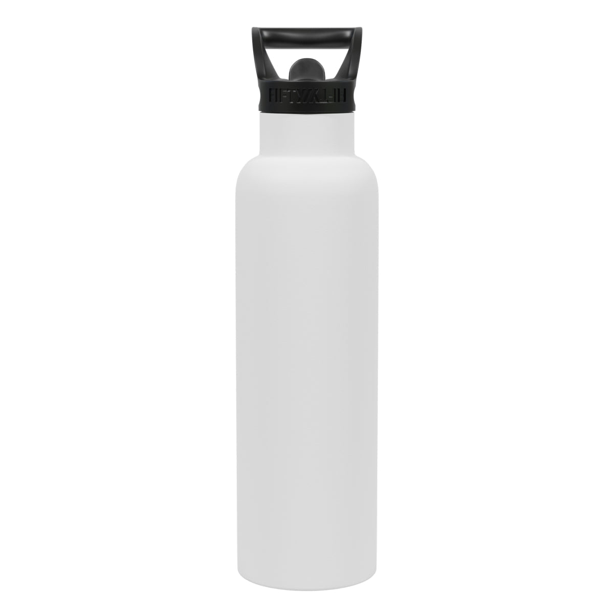 V21000018 21 Oz White Bottle with Straw Cap